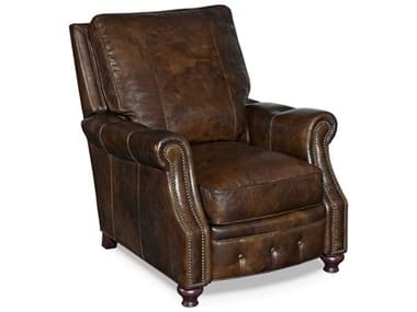 Luxe Designs 34" Brown Leather Upholstered Recliner LXD2518712RC