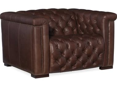 Luxe Designs 47" Brown Leather Upholstered Recliner LXD5358811P1