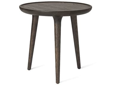 Mater 17" Round Wood Sirka Grey Coffee Table MTR01401