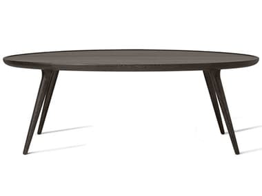 Mater 47" Oval Wood Sirka Grey Coffee Table MTR01404