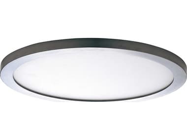 Maxim Lighting Chip 7" 1-Light Silver LED Round Flush Mount MX57692WT