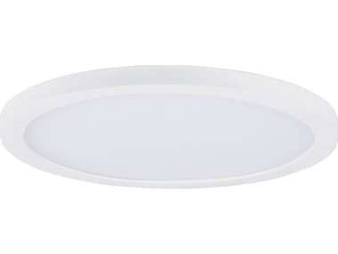 Maxim Lighting Chip 9" 1-Light White LED Round Flush Mount MX57694WTWT