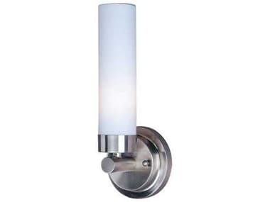 Maxim Lighting Cilandro 12" Tall 1-Light Satin Nickel Glass Wall Sconce MX53006WTSN