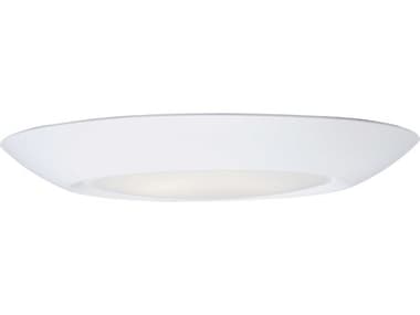 Maxim Lighting Diverse 7" 1-Light White LED Bowl Flush Mount MX57612WTWT