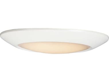 Maxim Lighting Diverse 9" 1-Light White LED Bowl Flush Mount MX57851WTWT
