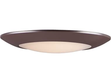 Maxim Lighting Diverse 11" 1-Light Bronze LED Bowl Flush Mount MX57855WT
