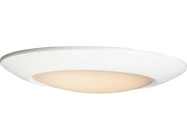 Maxim Lighting Diverse 11" 1-Light White LED Bowl Flush Mount MX57856WTWT