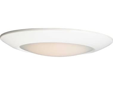 Maxim Lighting Diverse 11" 1-Light White LED Bowl Flush Mount MX57858WTWT