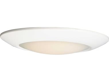 Maxim Lighting Diverse 13" 1-Light White LED Bowl Flush Mount MX57863WTWT