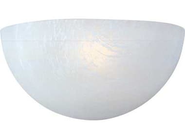 Maxim Lighting Essentials 5" Tall 1-Light White Glass Wall Sconce MX20585MRWT