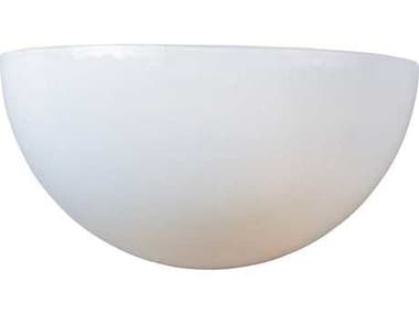 Maxim Lighting Essentials 5" Tall 1-Light White Glass Wall Sconce MX20585WTWT