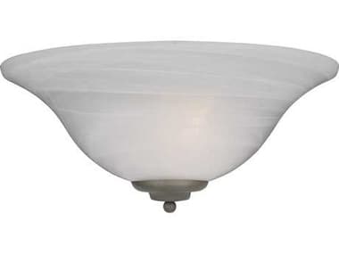 Maxim Lighting Essentials 6&quot; Tall 1-Light Pewter Glass Wall Sconce MX20582MRPE