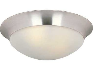 Maxim Lighting Essentials 16" 3-Light Oil Rubbed Bronze Glass Bowl Flush Mount MX5852FTOI