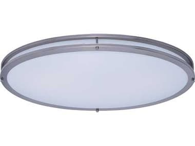 Maxim Lighting Satin Nickel Glass LED Round Flush Mount MX55548WTSN
