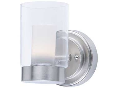 Maxim Lighting Mod 6" Tall Satin Nickel Glass LED Wall Sconce MX30261CLFTSN