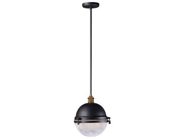 Maxim Lighting Portside Oil Rubbed Bronze / Antique Brass  12'' Wide  Outdoor Hanging Light MX10187OIAB