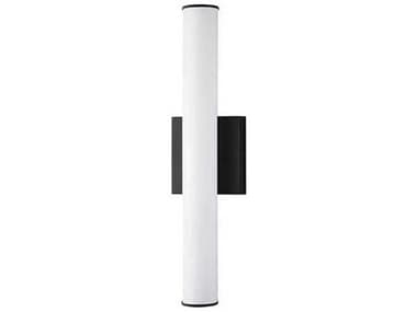 Maxim Lighting Rail 18" Wide 1-Light Black White LED Vanity Light MX52100BK