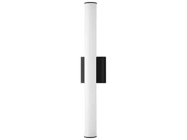 Maxim Lighting Rail 24" Wide 1-Light Black White LED Vanity Light MX52102BK