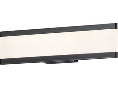 Maxim Lighting Visor 18" Wide 2-Light Black LED Vanity Light MX24752FTBK