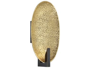 Metropolitan Daric 14" Tall 1-Light Polished Brass Bronze LED Wall Sconce METN7951713L