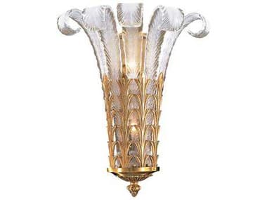 Metropolitan 20" Tall French Gold Glass Wall Sconce METN950386