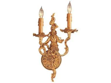 Metropolitan 16" Tall French Gold Wall Sconce METN950397