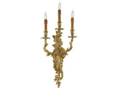 Metropolitan 22" Tall French Gold Wall Sconce METN9650
