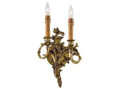 Metropolitan 12" Tall French Gold Wall Sconce METN9672