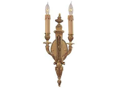 Metropolitan 15" Tall French Gold Wall Sconce METN9802