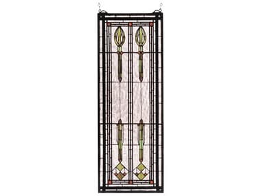 Meyda Arts & Crafts Spear of Hastings Stained Glass Window MY68020