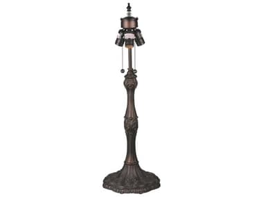 Meyda Capri Mahogany Bronze 3 - Light Pullchain Cluster Table Lamp Base MY14653