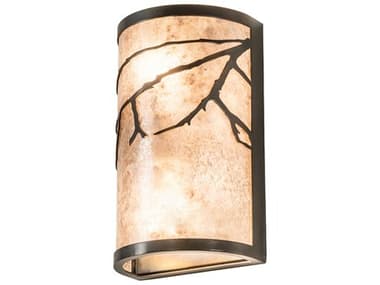 Meyda Branches 10" Tall 2-Light Antique Copper Wall Sconce MY225750