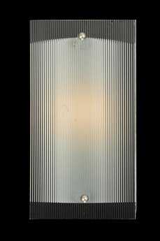 Meyda Deco 12" Tall 1-Light Nickel Wall Sconce MY111416