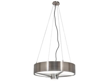 Meyda Earheart 36" Stainless Steel White LED Round Pendant MY213232