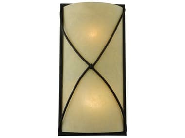 Meyda Gothic 18" Tall 2-Light Brown Wall Sconce MY120750