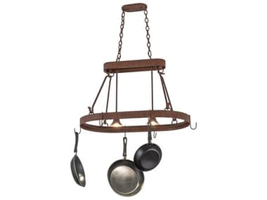 Meyda Rusty Nail Brown Drum Island Pendant MY120183