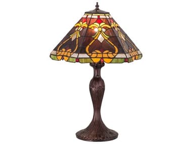 Meyda Lighting Middleton Mahogany Bronze Table Lamp MY162203