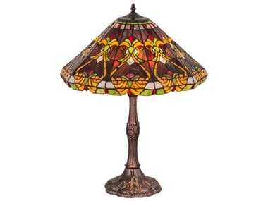 Meyda Lighting Middleton Mahogany Bronze Table Lamp MY162204