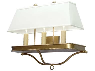 Meyda Millicent 19" Tall 3-Light Gold Wall Sconce MY146372