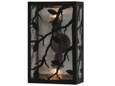 Meyda Branches with Leaves 2 - Light Outdoor Wall Light MY145124