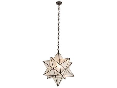 Meyda Moravian Star 1 - Light Glass Outdoor Hanging Light MY216258