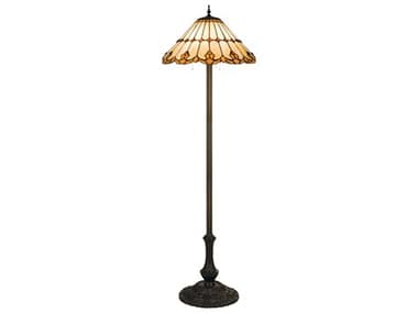 Meyda Nouveau Cone Beige Floor Lamp MY17577