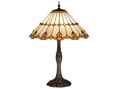 Meyda Nouveau Cone Beige Table Lamp MY17582