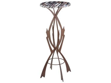 Meyda Rustic Round End Table MY108010