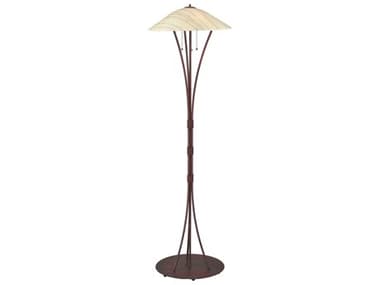 Meyda Metro Fusion Branches Glass Beige 68" Tall Red Floor Lamp MY117164