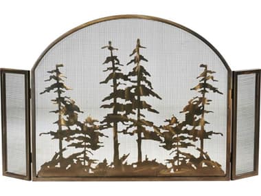 Meyda Tall Pines Arched Fireplace Screen MY119082