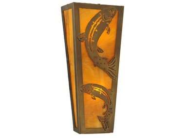 Meyda Leaping Trout 2 - Light Outdoor Wall Light MY140840