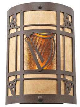 Meyda Celtic Harp 2 - Light Wall Sconce MY108827