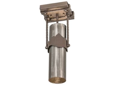 Meyda 1-Light Brown Cylinder Semi Flush Mount MY198083