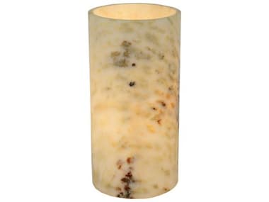Meyda Cylinder Light Green Jadestone Flat Top Candle Cover MY114799
